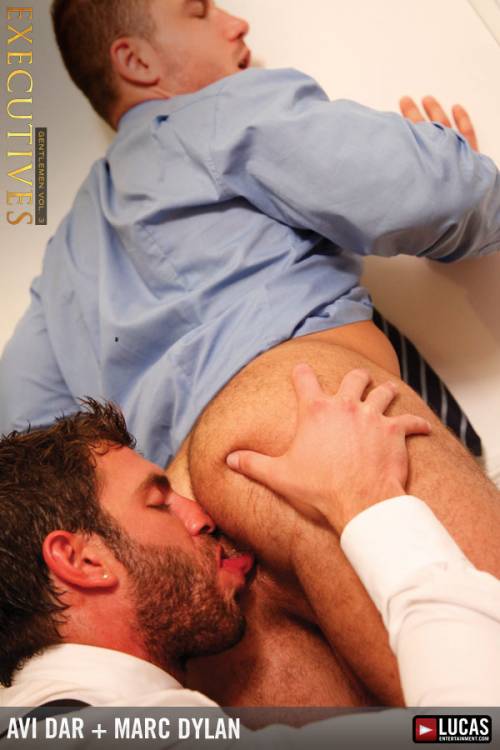 Muscled Businessmen Avi Dar and Marc Dylan Suck and Fuck - Gay Movies - Lucas Entertainment
