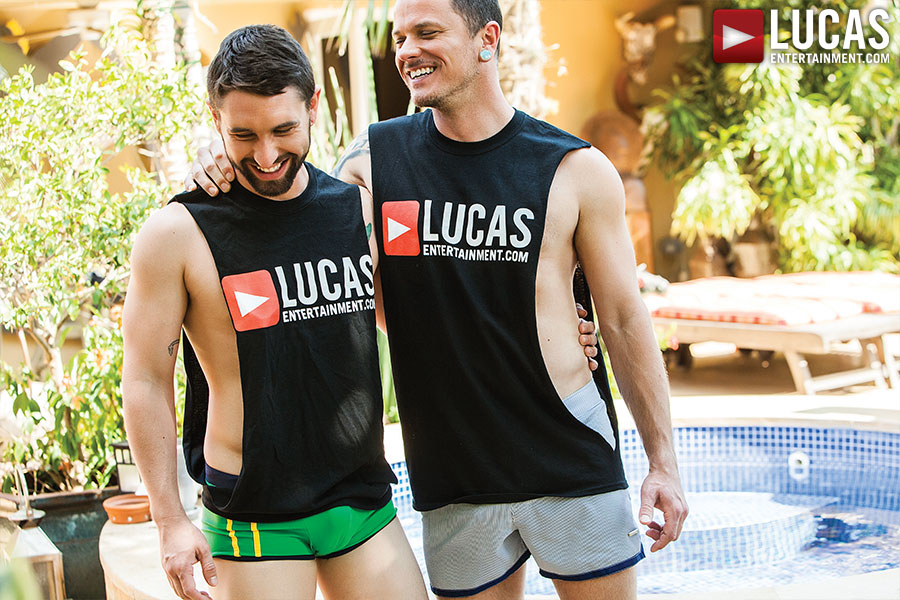 Poolside Barebackers - Gay Movies - Lucas Entertainment