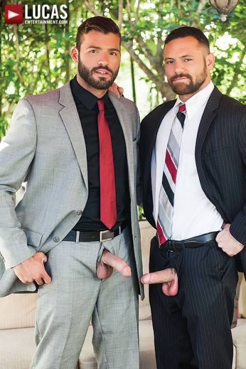 Xavier Jacobs And Sergeant Miles | Scruff In Suits - Gay Movies - Lucas Entertainment