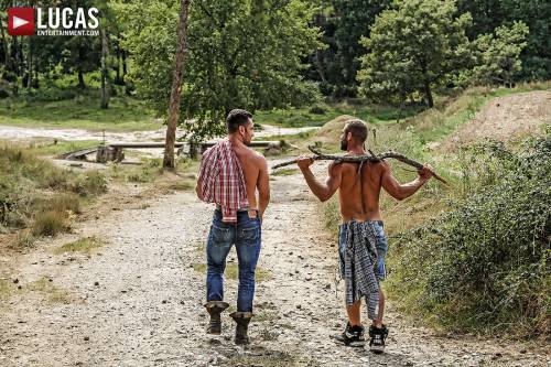 Bulrog Breeds Stas Landon Behind The Hay Bales - Gay Movies - Lucas Entertainment