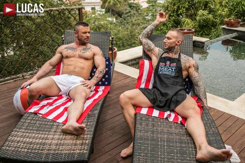 Sergeant Miles And Dylan James Double-Team Devin Franco - Gay Movies - Lucas Entertainment