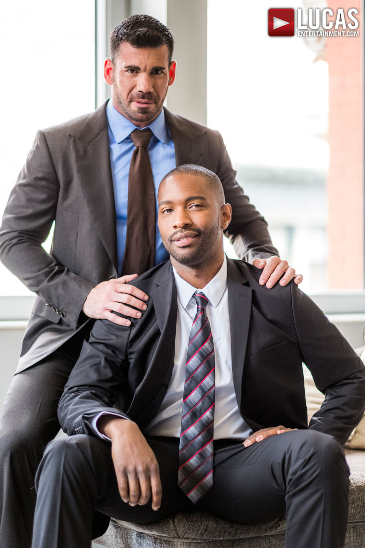 Billy Santoro Rides Lawrence Portland's Big Black Cock