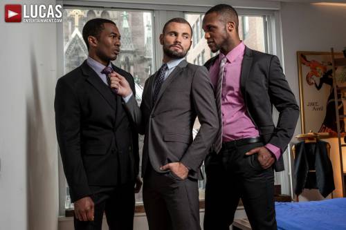 Jeffrey Lloyd, Sean Xavier, Andre Donovan | Black Business Cock - Gay Movies - Lucas Entertainment