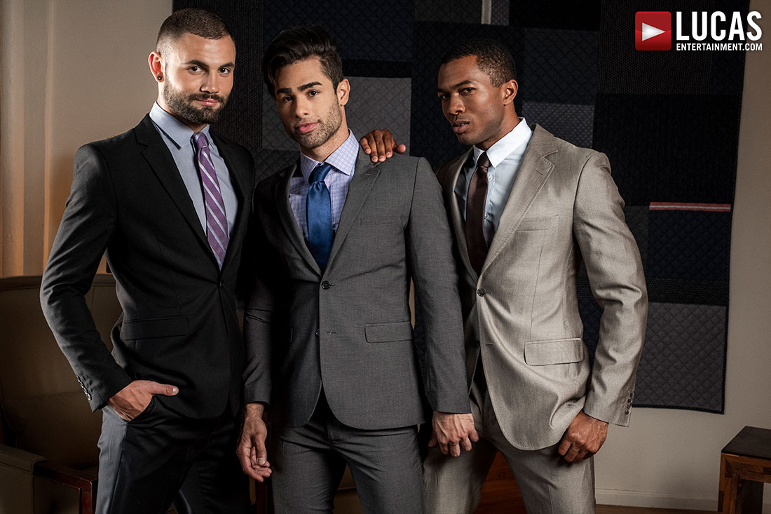 Sean Xavier And Jeffrey Lloyd Share Lucas Leon's Ass