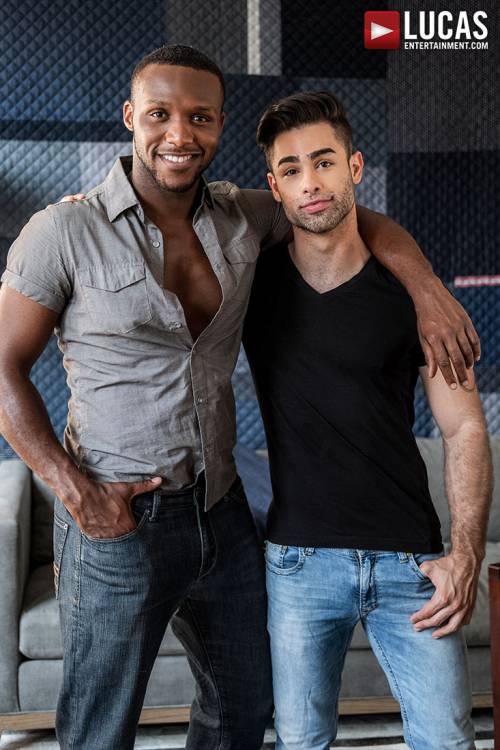 Lucas Leon Rides Andre Donovan’s Raw Black Cock - Gay Movies - Lucas Entertainment