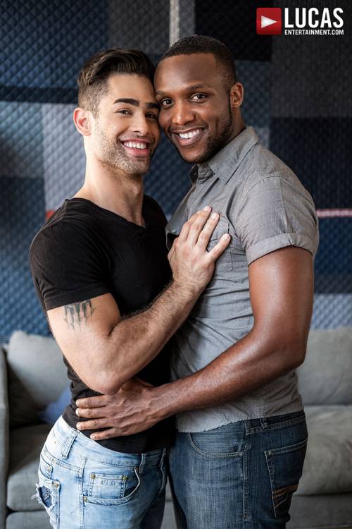 Lucas Leon Rides Andre Donovan’s Raw Black Cock - Gay Movies - Lucas Entertainment