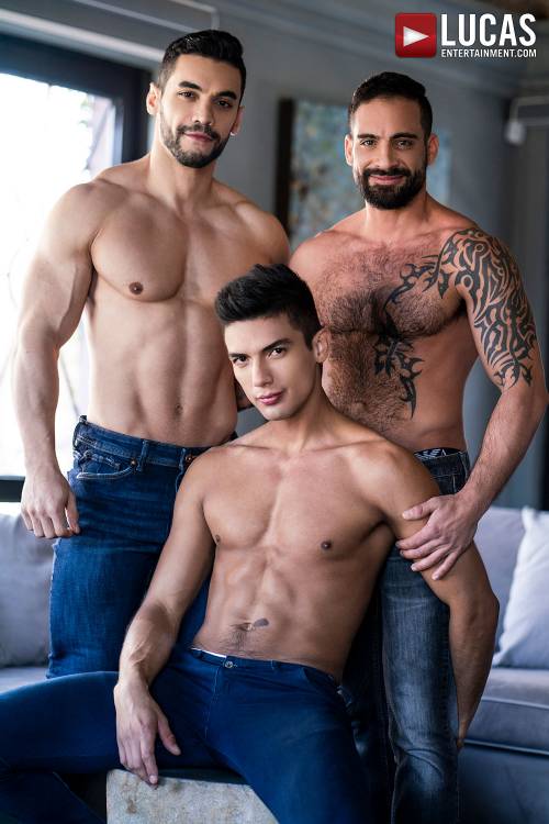 Arad Winwin And Edji Da Silva Double-Team Benjamin Gomez - Gay Movies - Lucas Entertainment
