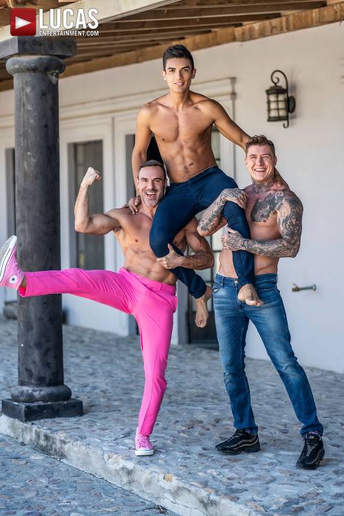 Geordie Jackson And Manuel Skye Demolish Benjamin Gomez - Gay Movies - Lucas Entertainment