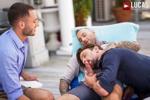 Drew Dixon And Edison Fuller Service Dylan James - Gay Movies - Lucas Entertainment