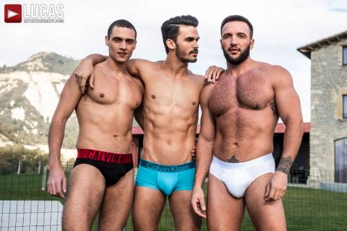 Aaden Star Fucks Donato Reyes And Javi Velaro - Gay Movies - Lucas Entertainment