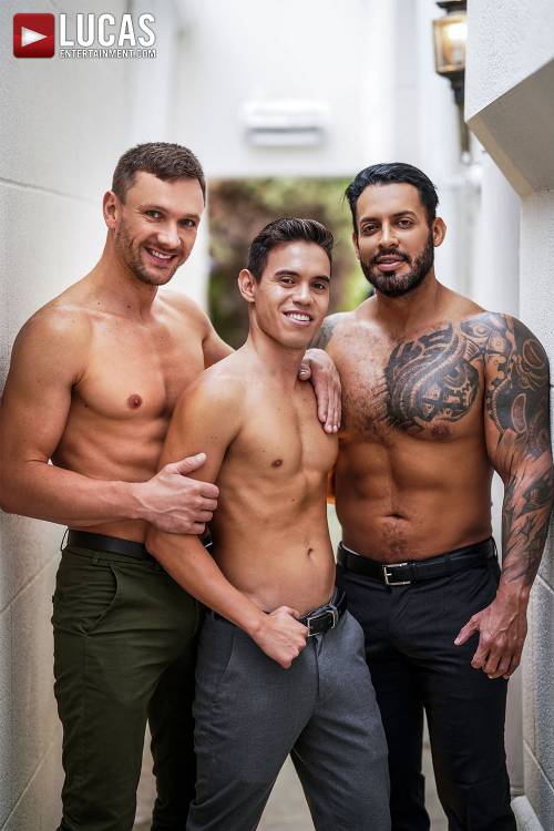 Viktor Rom And Andrey Vic Tear Up Oliver Hunt - Gay Movies - Lucas Entertainment