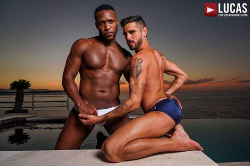  Valentin Amour Rides Andre Donovan’s Big Black Cock - Gay Movies - Lucas Entertainment