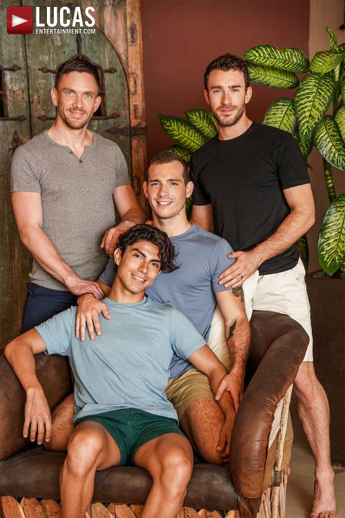 Charlie Cherry, Andrey Vic, Ricky Hard, Alfonso Osnaya | Gay Cuckold Action - Gay Movies - Lucas Entertainment