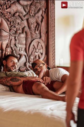 Rudy Gram And Isaac X Spit Roast Lex Vargas - Gay Movies - Lucas Entertainment