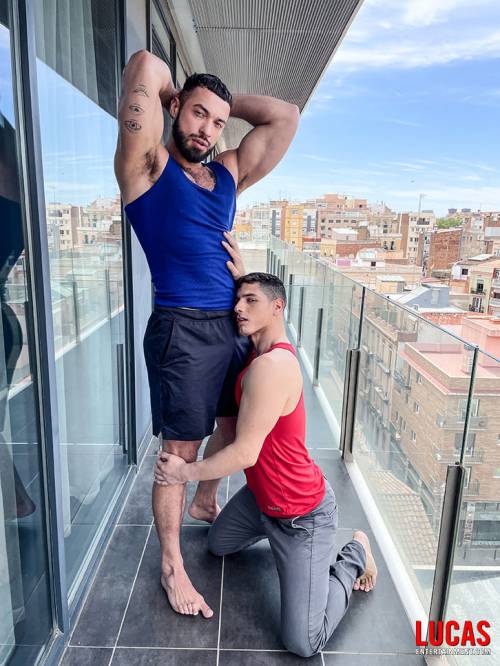 Nik Fros Tops Bastian Karim - Gay Movies - Lucas Entertainment