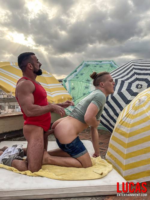 Kosta Viking, GIuspel | Hardcore Rooftop Anal - Gay Movies - Lucas Entertainment