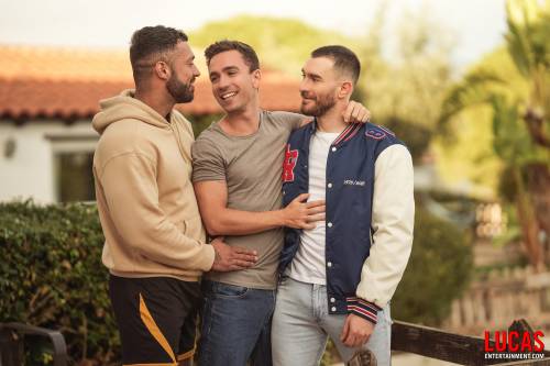 Charlie Cherry And Nik Fros Double-Team Dean Menace - Gay Movies - Lucas Entertainment