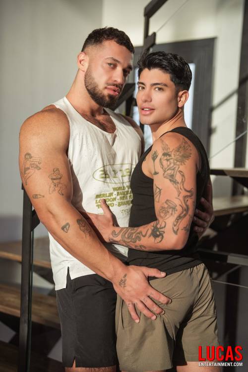 Nik Fros Tops Alessandro Lee Intimately - Gay Movies - Lucas Entertainment