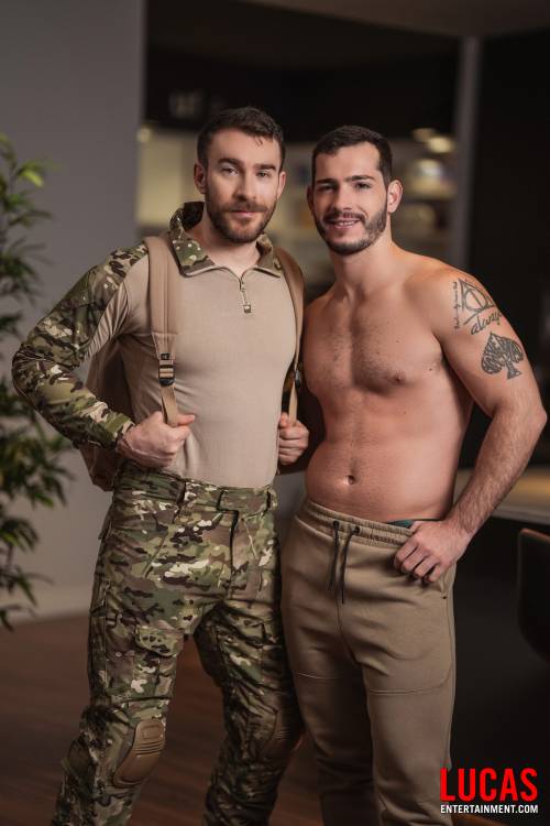 Army Officer Charlie Cherry Tops Ricky Hard - Gay Movies - Lucas Entertainment