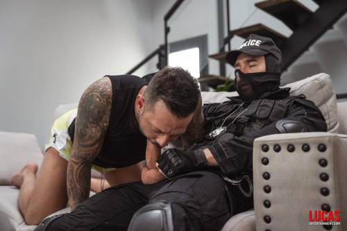 Police Officer Charlie Cherry Pounds John Brachalli - Gay Movies - Lucas Entertainment