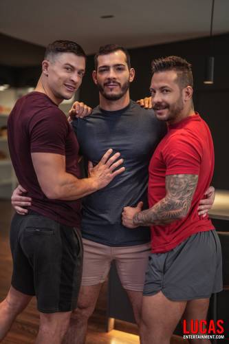 Ricky Hard, Ruslan Angelo, And John Brachalli Flip Fuck - Gay Movies - Lucas Entertainment